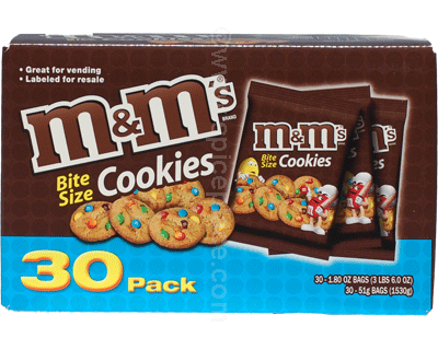 M M Bite Size Cookies 30 Packs 16 52usd Spice Place