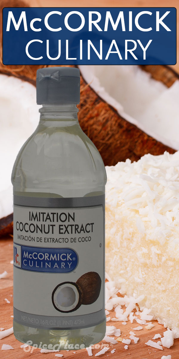 McCormick Imitation Coconut Extract 16oz 0.47L 26.71USD Spice Place