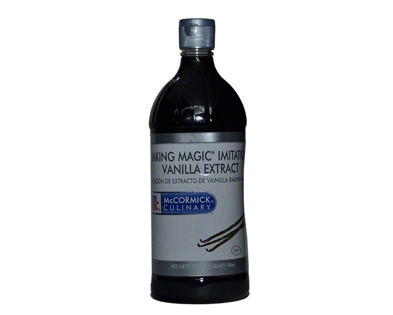 McCormick Baking Magic Imitation Vanilla Extract 1 Quart 946mL 12