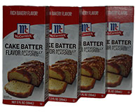  McCormick Imitation Vanilla Butter and Nut Flavor 4 x 2oz 