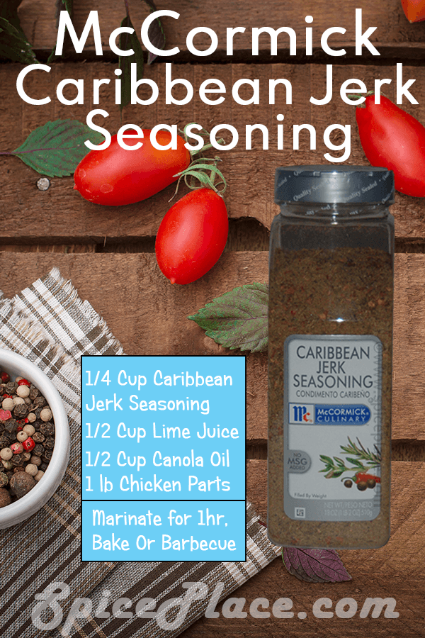 McCormick Caribbean Jerk Seasoning 18oz 510g 22.25USD Spice Place