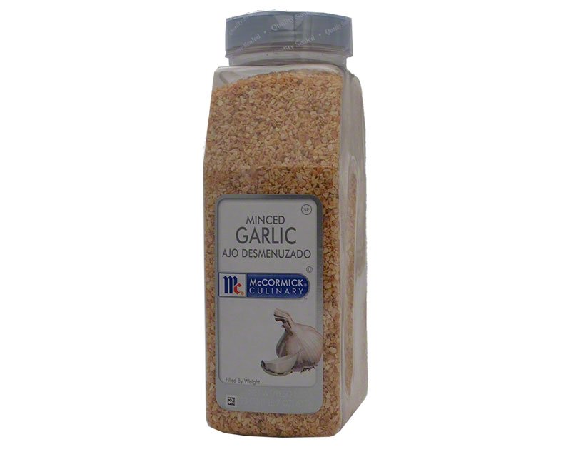 McCormick Garlic, Minced 23oz (1lb 7oz) 652g 26.43USD Spice Place