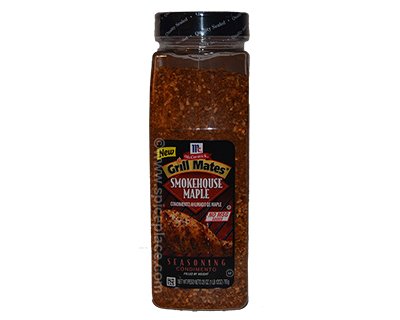 Mccormick Grill Mates Smokehouse Maple Seasoning 28 Ounce Size - 6 Per