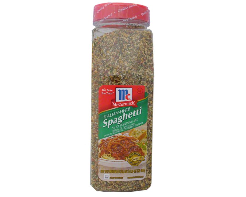 McCormick Spaghetti Sauce Mix, Italian Herb 20.5oz 581g 16.26 Spice Place