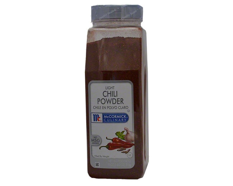 McCormick Chili Powder, Light 18oz 510g 17.62USD Spice Place