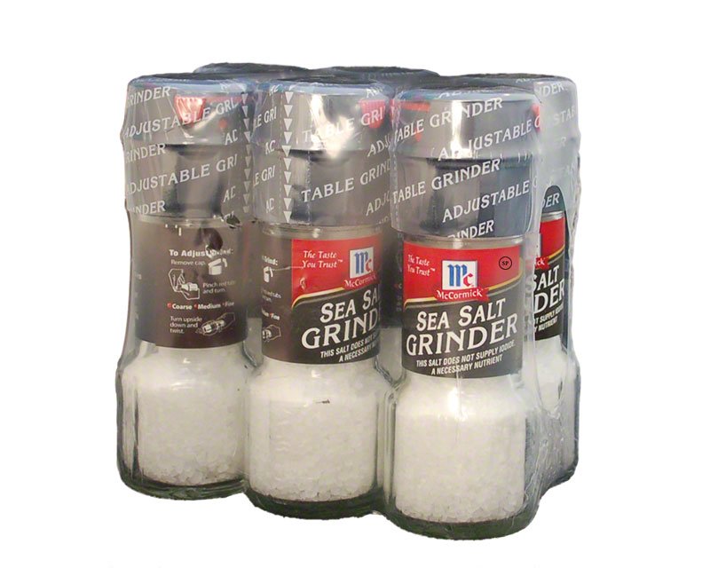 McCormick Sea Salt Grinder - 2.12 oz bottle