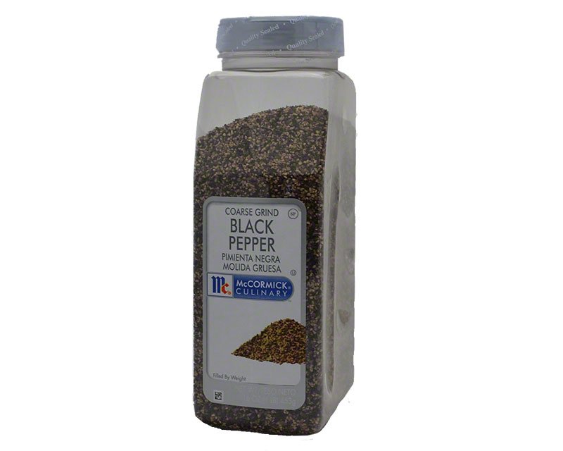 McCormick Black Pepper, Coarse Grind 16oz 453g 23.93USD Spice Place