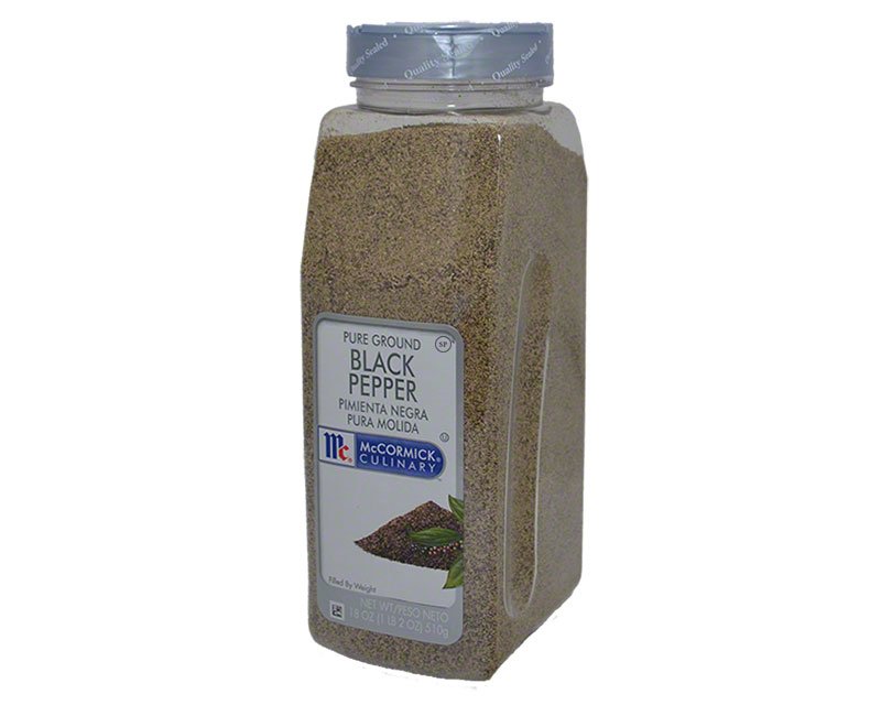 McCormick Black Pepper, Ground 18oz 510g 25.77USD Spice Place