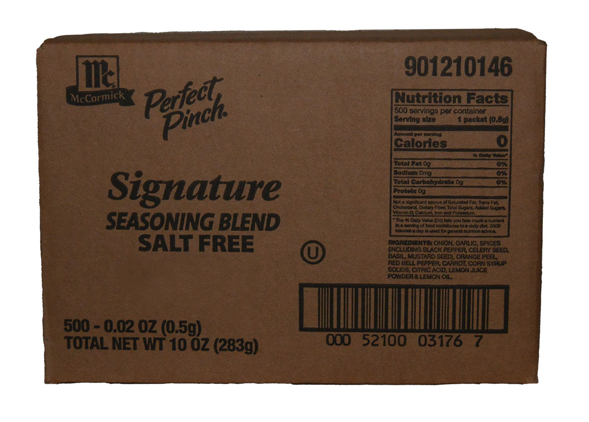 McCormick Perfect Pinch Zesty Pepper Seasoning 500 x 0.02 oz Pkt 58