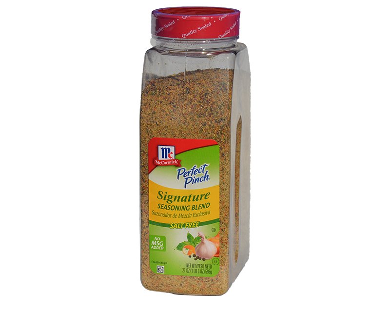  McCormick Perfect Pinch Signature Seasoning, 21 oz - One 21  Ounce Container of Signature Seasoning Blend Made With 14 Premium Herbs and  Spices : CDs & Vinyl