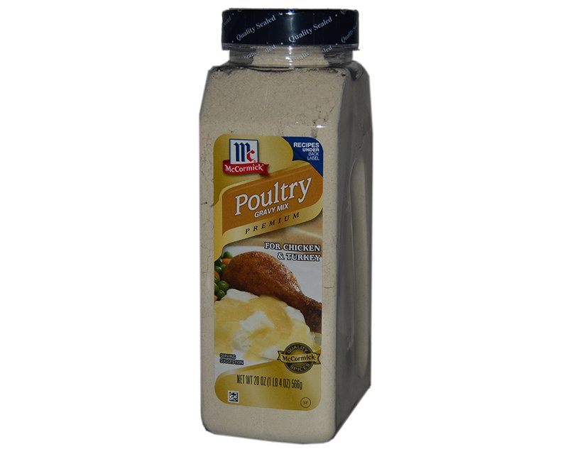 McCormick Poultry Gravy Mix, Premium 20oz 566g 14.86USD Spice Place