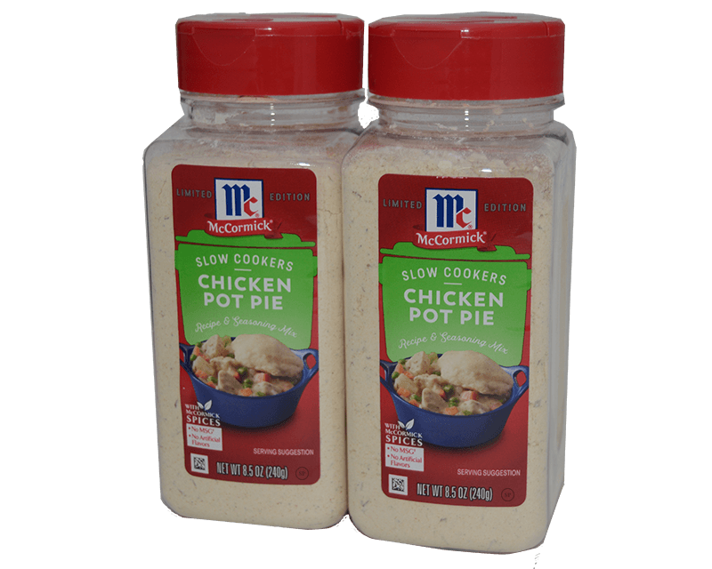 McCormick Slow Cookers Chicken Pot Pie Seasoning 2 x 8.5oz 240g 19
