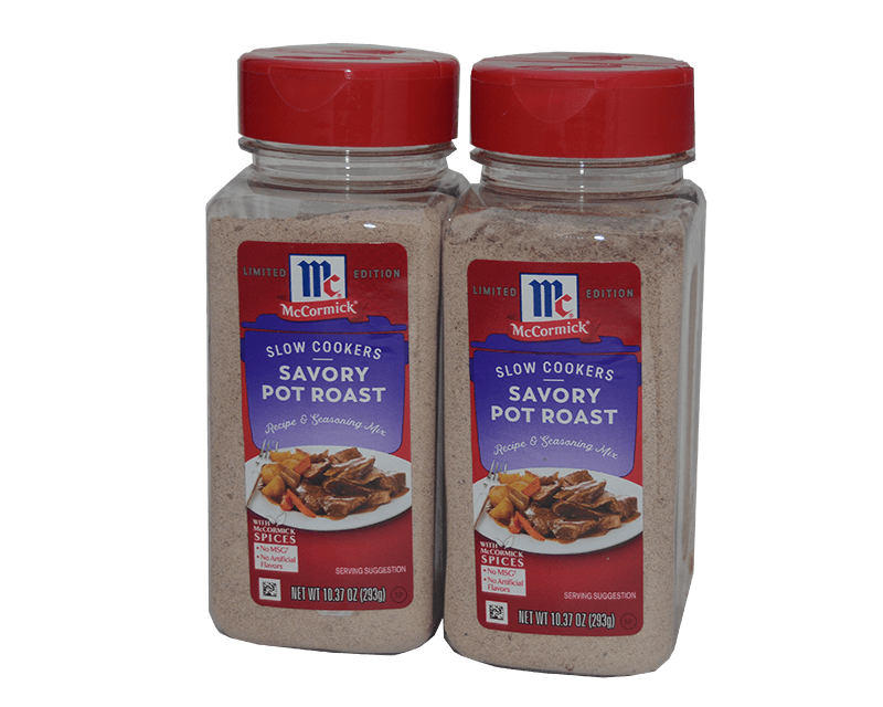 McCormick Slow Cookers Savory Pot Roast Seasoning 2 x 10.37 586g 19