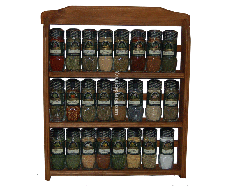  McCormick 3 Tier Wood Spice Rack 