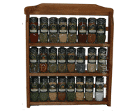  McCormick 3 Tier Wood Spice Rack 