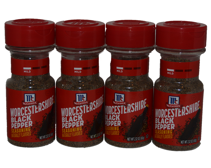 McCormick Worcestershire Black Pepper 4 x 2.12oz 60g 20.57 Spice Place