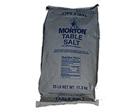  Morton Table Salt 25lbs 11.3kg 