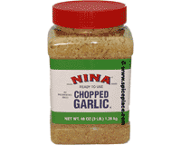  Nina Chopped Garlic, 4lb 1.36kg 