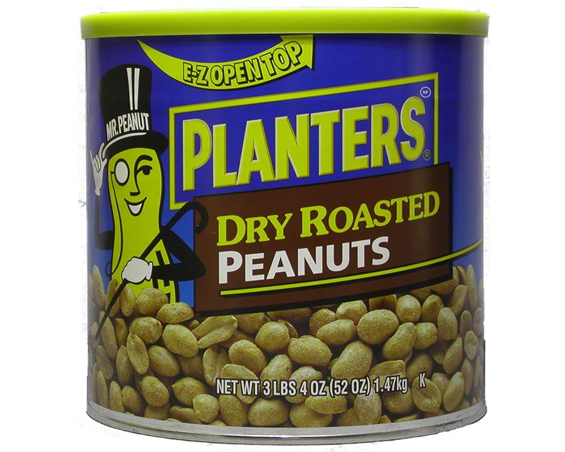Planters Dry Roasted Peanuts 3lbs 4oz (52oz) 1.47kg 12.76 Spice Place