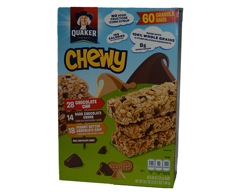Quaker Chewy Granola Bars 60ct Variety Pack 18.06USD Spice Place