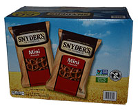  Snyders Mini Pretzel Packs 60ct 