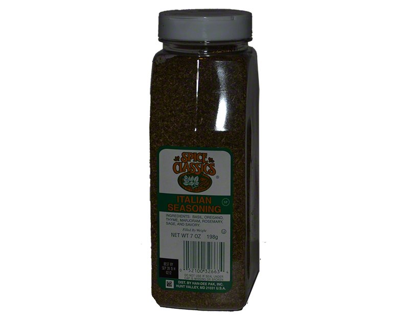 Spice Classics Italian Seasoning 7oz 198g 8.55USD Spice Place
