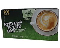  Stevia In The Raw Sweetener 800 x 1g Packets 