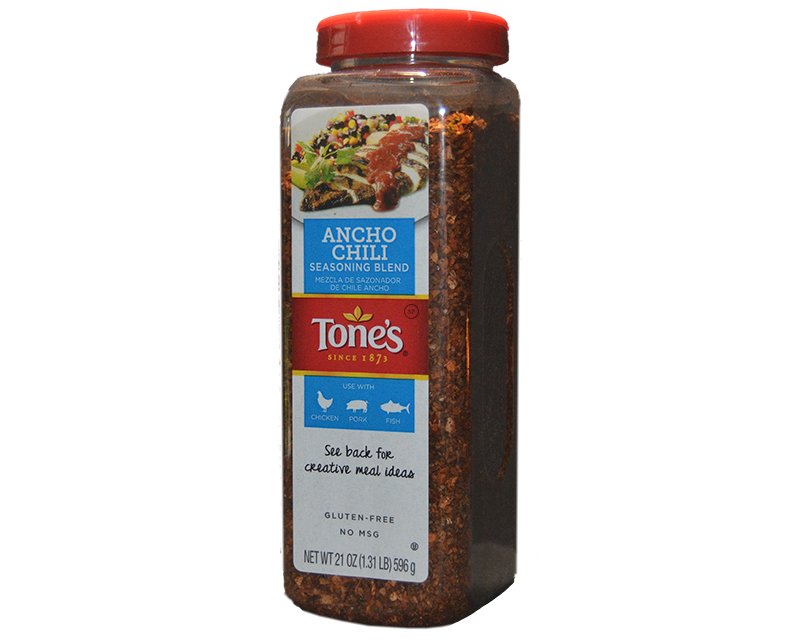 Tones Ancho Chili Seasoning 21oz (596g) 12.84USD Spice Place