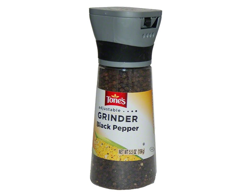 Tones Black Pepper Grinder 7oz 198g 11.52USD Spice Place