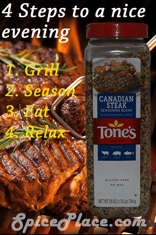 Tones Canadian Steak Seasoning 28oz 794g 14.68 Spice Place