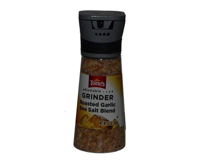 Tones Roasted Garlic and Sea Salt Grinder 9oz 256g 8.99USD Spice Place