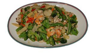 Picture of prepared Tones Asian Stir Fried Chicken and Vegetables