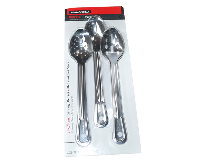 Professional Serving Utensils, 3 Pack NSF 9.27 Spice Place