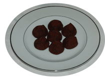Truffettes de France Truffless on a plate