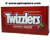  Twizzlers Strawberry Twists,  Carton of 36 2.5oz bars 