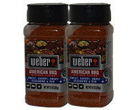  Weber American BBQ Seasoning 2 x 9.1oz 258g 