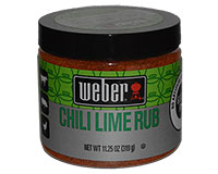  Weber Chili Lime Rub 11.25oz 319g 