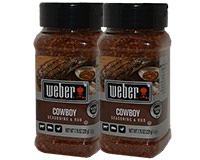  Weber Cowboy Seasoning and Rub 2 x 7.75oz 220g 