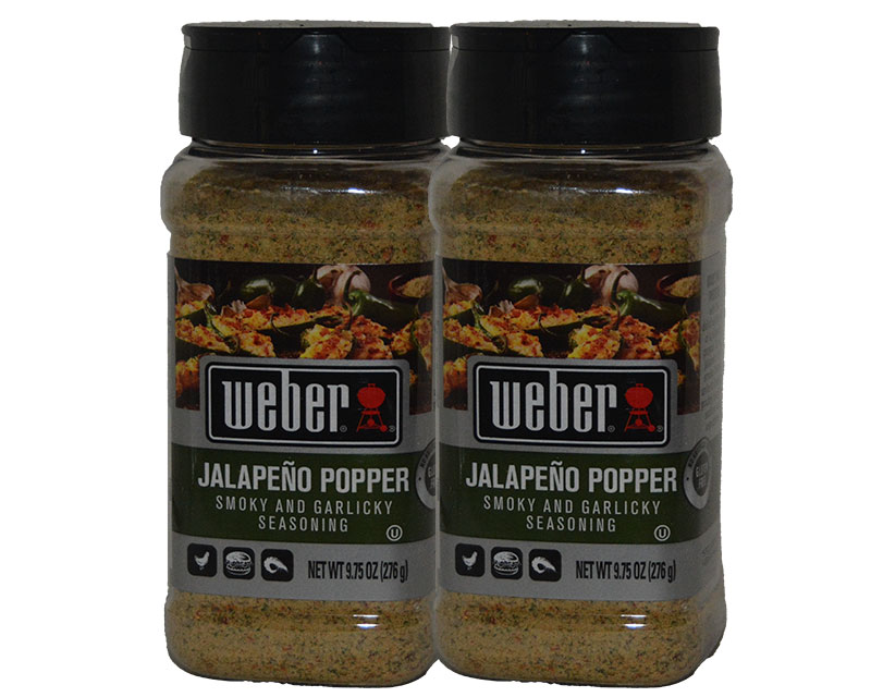 Weber Jalapeno Popper Seasoning 2 x 9.75oz 276g $19.88USD - Spice