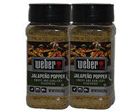  Weber Jalapeno Popper Seasoning 2 x 9.75oz 276g 