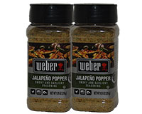  Weber Jalapeno Popper Seasoning 2 x 9.75oz 276g 