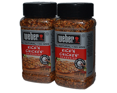 weber's kickin chicken seasoning