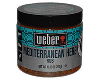  Weber Mediterranean Herb Rub 10.25oz 291g 