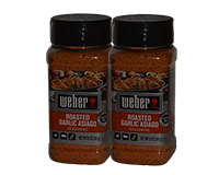  Weber Roasted Garlic Asiago Seasoning 2 x 8.5oz 241g 