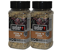  Weber Steak'N Chop Seasoning 2 x 6oz 171g 