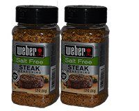 Weber Steak Seasoning Salt Free 2 x 7.25oz (206g) 