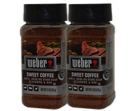  Weber Sweet Coffee Seasoning and Rub 2 x 7.6 oz 215g 