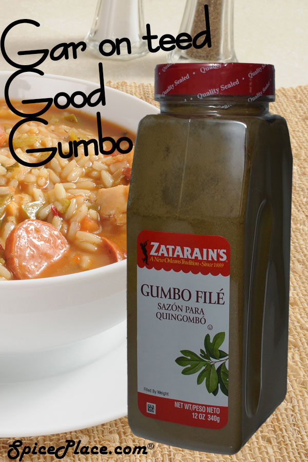 Zatarain's Gumbo File 12oz 340g 21.27 Spice Place