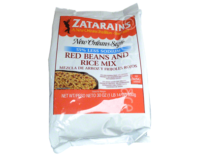 Zatarains Red Beans & Rice Mix Lower Sodium 30oz 850g $7.12USD - Spice Place